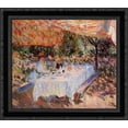 thumbnail image 1 of Lunch under the Canopy 20x20 Black Ornate Wood Framed Canvas Art by Monet, Claude, 1 of 2