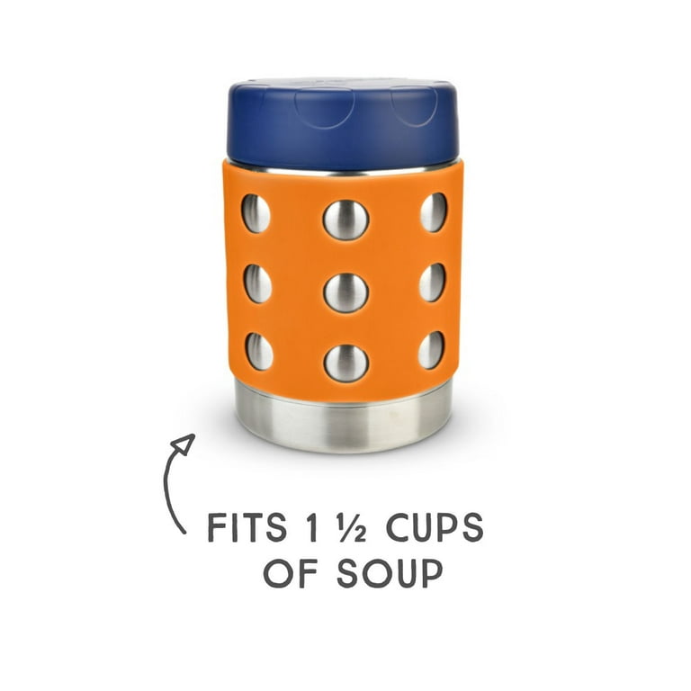 https://i5.walmartimages.com/seo/LunchBots-Thermal-12-oz-Triple-Insulated-Food-Container-Hot-6-Hours-Cold-Leak-Proof-Thermos-Soup-Jar-All-Stainless-Interior-Navy-Lid-Orange-Dots_3583af27-f38d-451b-9b50-cbbbe0f44c80.deb31a024f9ff1091815ddc588612fb6.jpeg?odnHeight=768&odnWidth=768&odnBg=FFFFFF