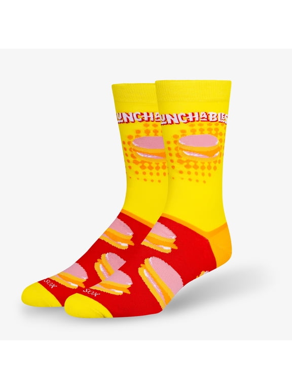Cool Socks Lunchables Novelty Funny Cool Crew Socks, Size Large