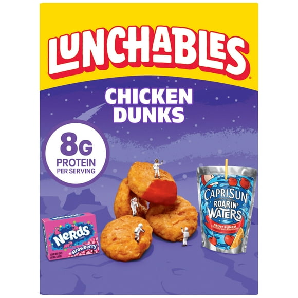 Lunchables Chicken Dunks Kids Lunch Meal Kit, 9.8 oz Box Box, Refrigerated, Whole
