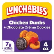 Lunchables Chicken Dunks with Chocolate Creme Cookies, 4 oz Pack deal from Walmart