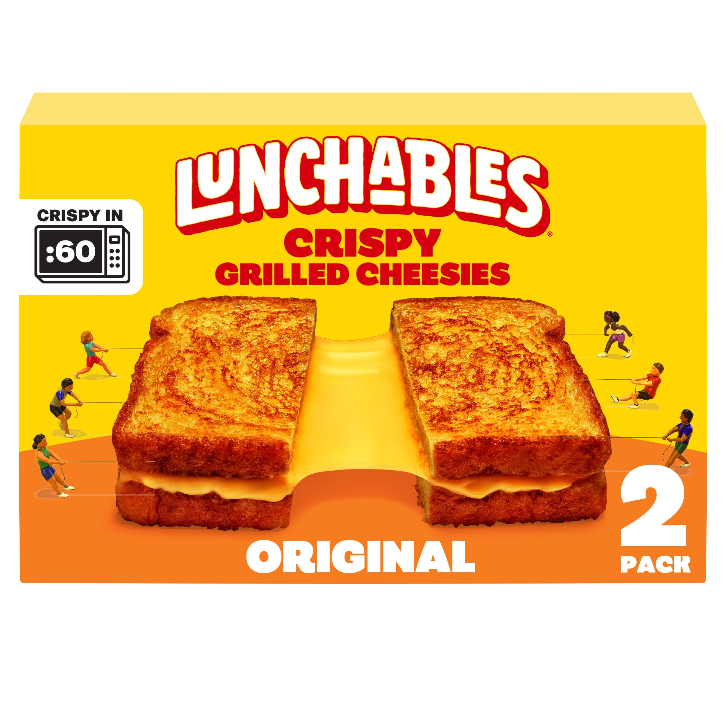 Lunchables Crispy Grilled Cheesies, Original American Cheese Sandwich