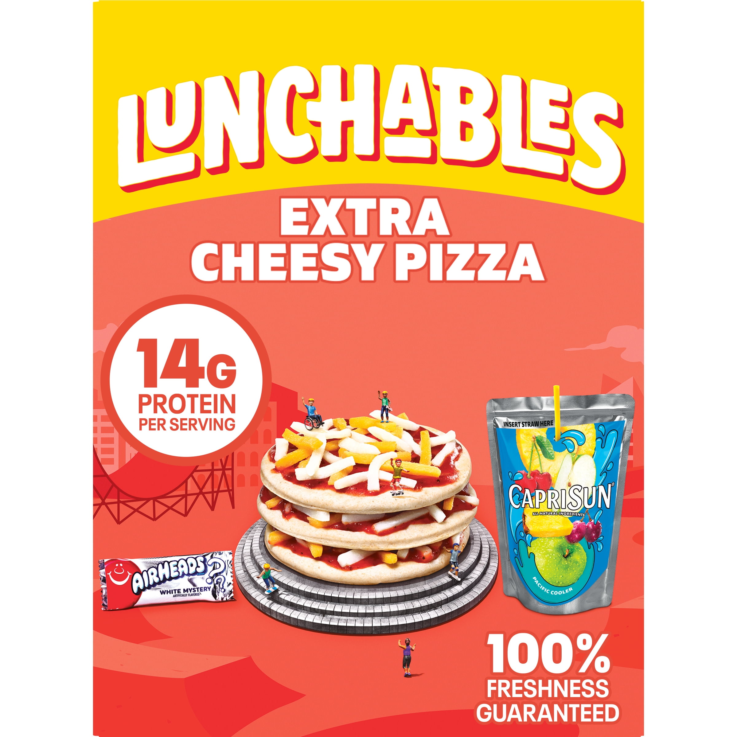 Lunchables Extra Cheese Pizza Kids Lunch Meal Kit, 10.6 oz Box