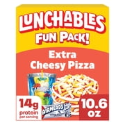 Lunchables Extra Cheesy Pizza with Capri Sun Pacific Cooler & Airheads White Mystery Fun Pack, 4.6 oz & 6 fl oz Package