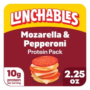 Lunchables Mozzarella & Pepperoni Protein Pack, 2.25 oz Pack