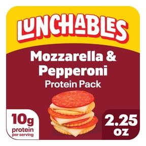 Lunchables Mozzarella & Pepperoni Protein Pack, 2.25 oz Pack