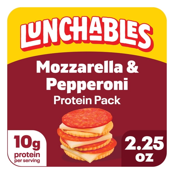 Lunchables Mozzarella & Pepperoni Protein Pack, 2.25 oz Pack
