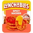 thumbnail image 1 of Lunchables Spicy Nachos with Chili Lime Flavored Tortilla Chips, Cheese Dip & Salsa Snack Kit, 4.4 oz Tray, Refrigerated, Whole, 1 of 15