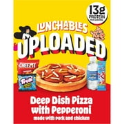 Lunchables Uploaded Deep Dish Pizza with Perpperoni Kids Lunch Meal Kit, 15.12 oz Box, Refrigerated, Whole