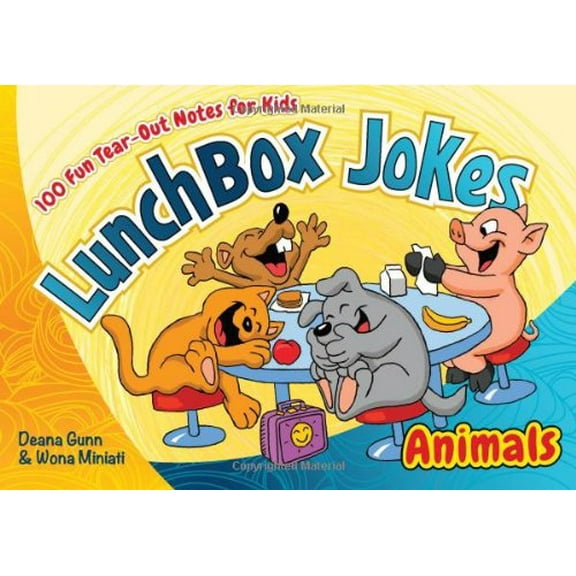Pre-Owned Lunchbox Jokes: Animals: 100 Fun Tear-Out Notes for Kids (Paperback) 1938706145 9781938706141