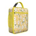 thumbnail image 1 of Lunchbox Tote with Daisy Flower Pattern, Reusable and Insulated for Women Men Students and School Use, 1 of 6