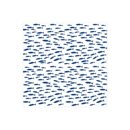 Abbott Collection 88-L/094200 Fish Shoal Napkins. 20 Pack