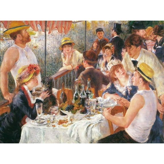 Luncheon Of The Boating Party - CANVAS OR FINE PRINT WALL ART