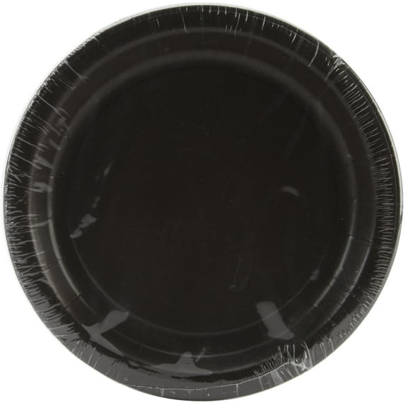 Luncheon Plates 7" 24/Pkg-Chocolate Brown