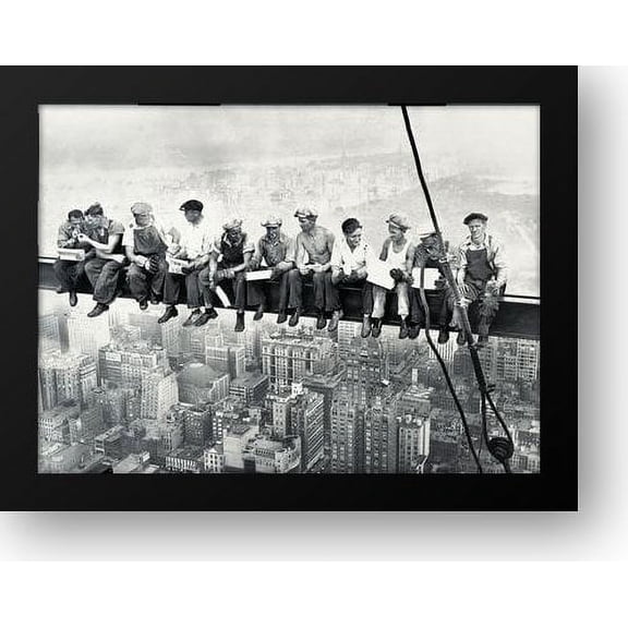 Lunchtime Atop a Skyskraper, c.1932 14x11 Framed Art Print by Ebbets, Charles C.