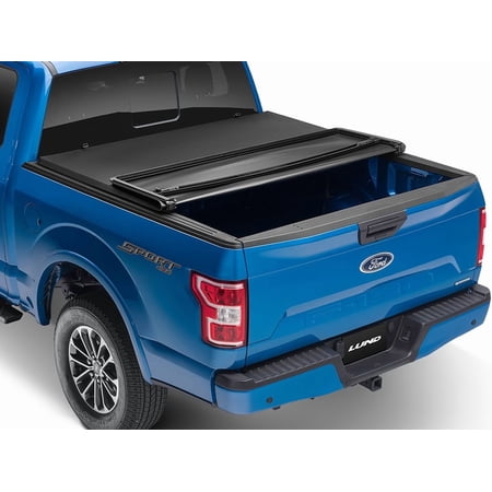 Lund 02-17 Dodge Ram 1500 (5.5ft. Bed) Genesis Tri-Fold Tonneau Cover - Black