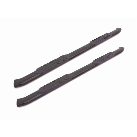Lund 10-17 Dodge Ram 2500 Mega Cab 5in. Oval Curved Steel Nerf Bars - Black