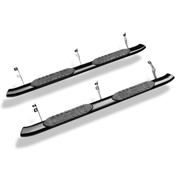 Lund 23810600 5 Inch Oval Curved Nerf Bar Fits 15 22 Canyon Colorado Fits select: 2015-2022 CHEVROLET COLORADO, 2015-2022 GMC CANYON