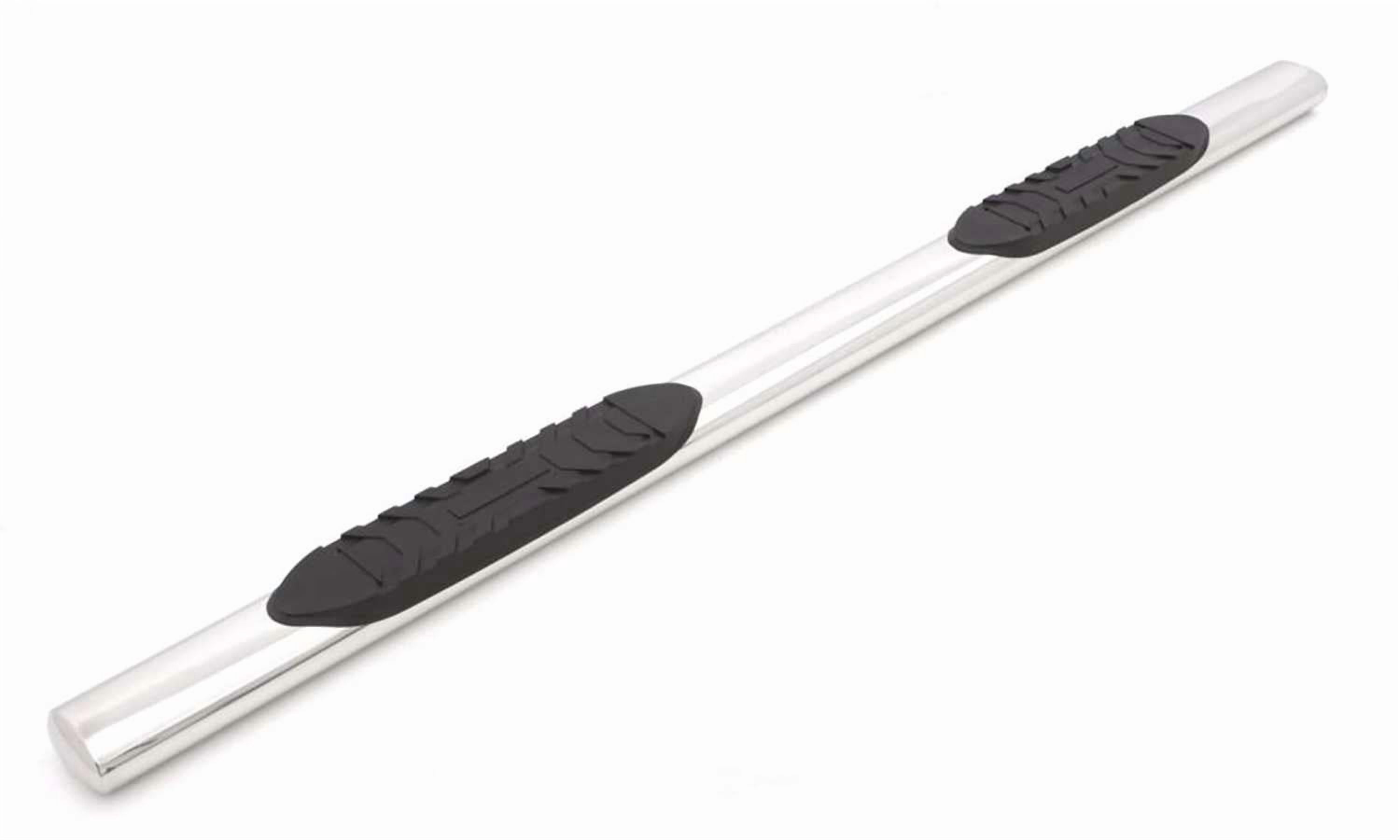 Lund 23979004 5 Inch Oval Straight Nerf Bar, Incl. Brackets Stainless Steel