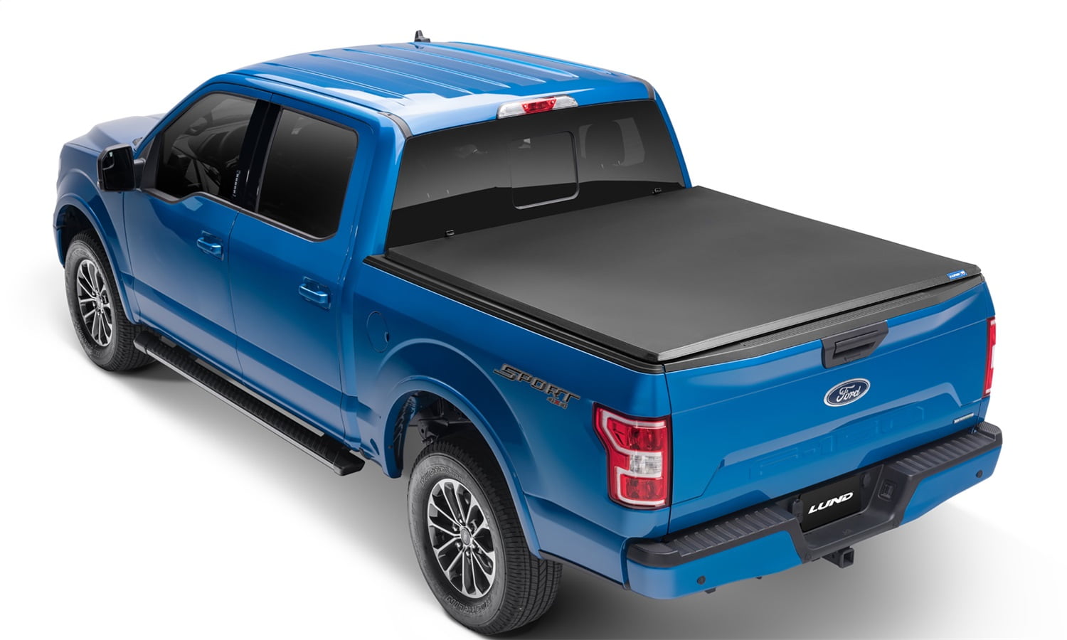 Lund Genesis Tri-Fold Soft Folding Truck Bed Tonneau Cover Fits 2022 - 2023 Nissan Frontier 6' Bed( 73.3") Clearance