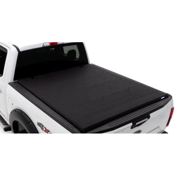 Lund 960165 Genesis Roll Up Tonneau; Black Leather Look; Excludes Beds w/RamBox Cargo Management;
