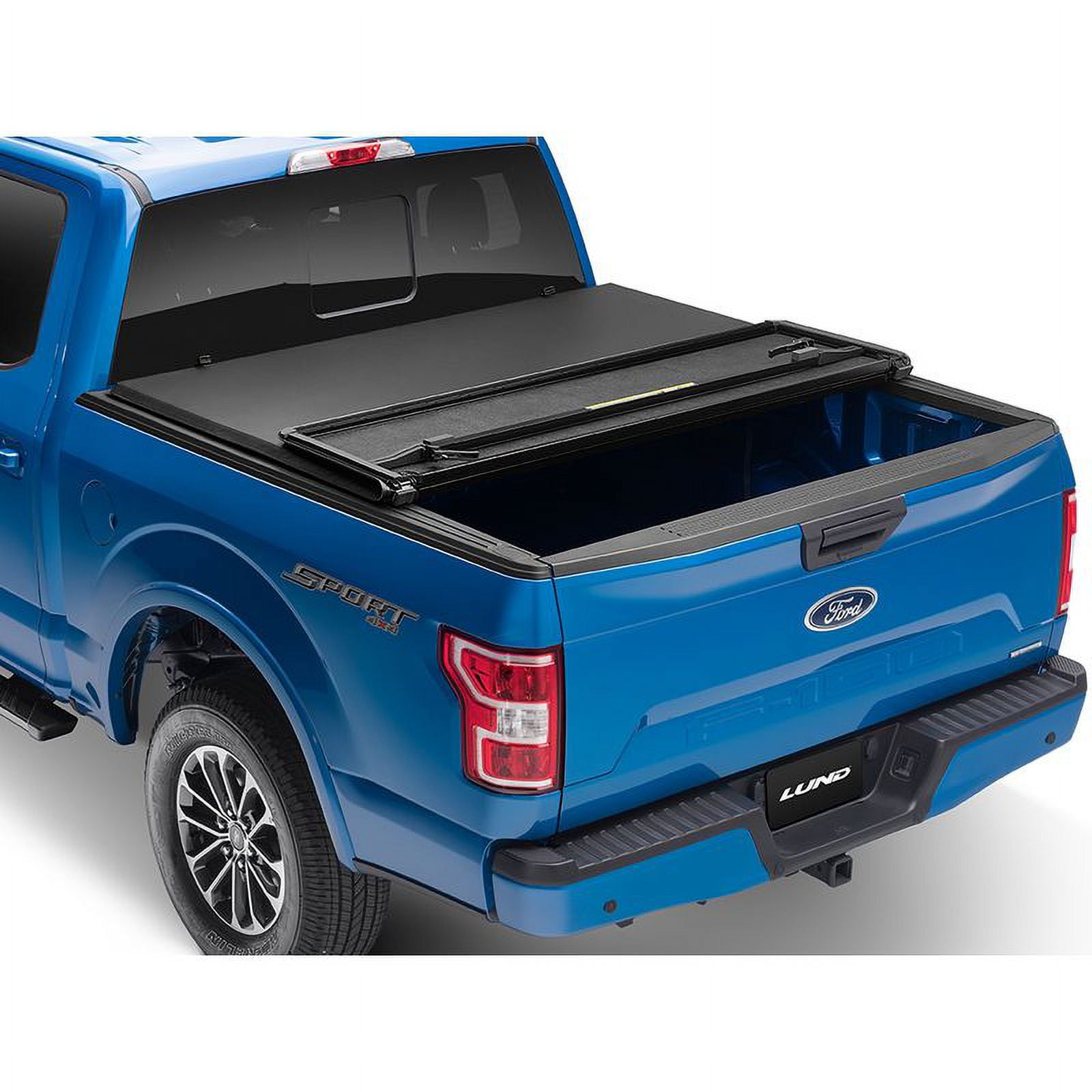 Lund 969369 Lund Hard Fold Tonneau Fits 21 F-150 Fits select: 2021-2022 ...