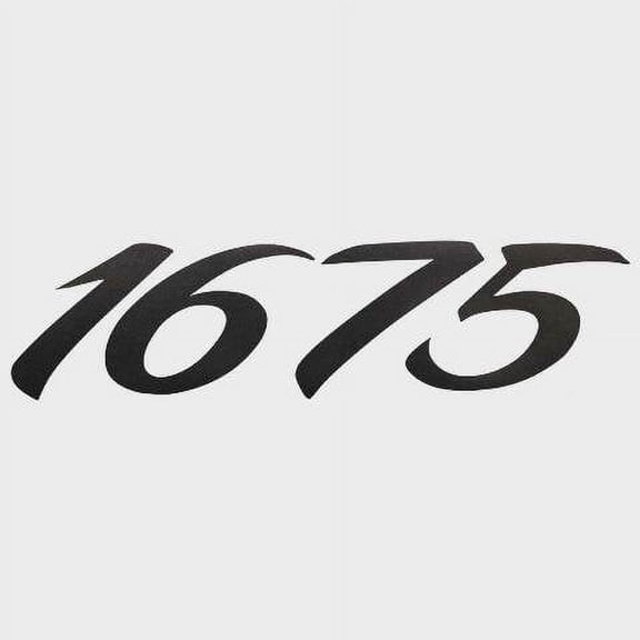 Lund Boat 1675 Decal 2280400 | Metallic Dark Gray Sticker