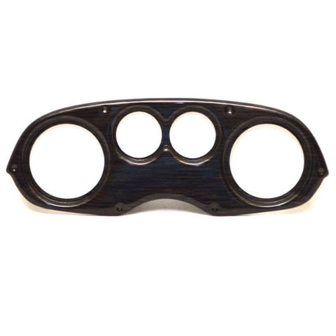 Lund Boat Blank Gauge Panel | 14 3/4 x 5 3/4 Inch Copper Woodgrain