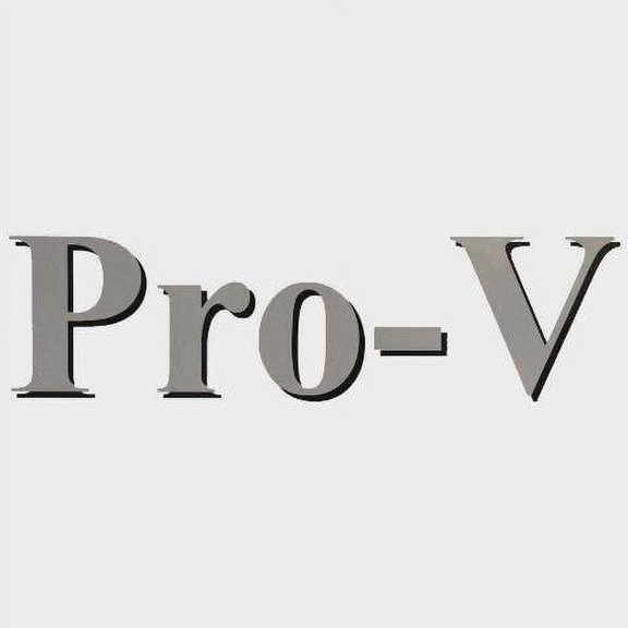 Lund Boat Brand Decal 1986320 | Pro-V Silver Metallic Sticker