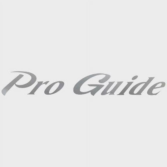 Lund Boat Brand Decal 2095960 | Pro Guide Metallic Silver 11 1/8 Inch