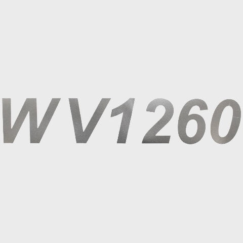 Lund Boat Brand Decal 2336583 | WV1260 Metallic Gray Sticker