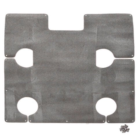 Lund Boat Carpet Runner Mat 2103996 | Gray 66 5/8 x 64 Inch Snap In