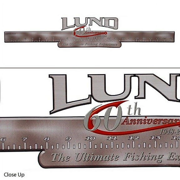 Lund Boat Decal 1986405 | 60th Anniversary 24 1/2 x 4 3/8 Inch