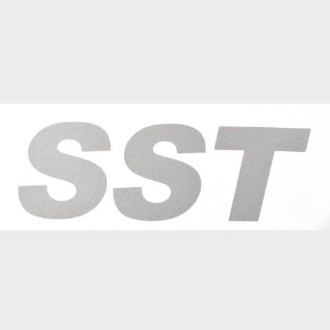 Lund Boat Decal 2007476 | SST Metallic Silver 4 3/8 x 1 1/2 Inch