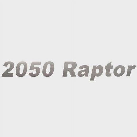 Lund Boat Decal 2083111 | 2050 Raptor Silver 13 x 1 3/4 Inch Sticker