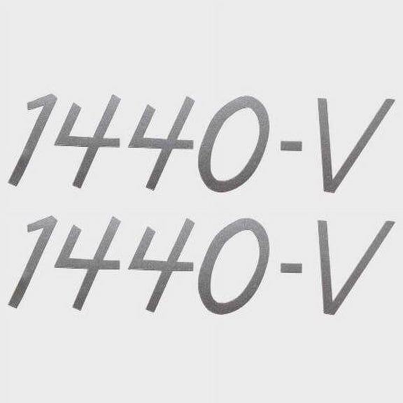 Lund Boat Emblem Decal Sticker | 1440-V Rebel (Pair)