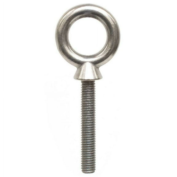 Lund Boat Eye Bolt 2360090 | 2 Inch Ring 1/2-13 x 3 Threaded Post SS