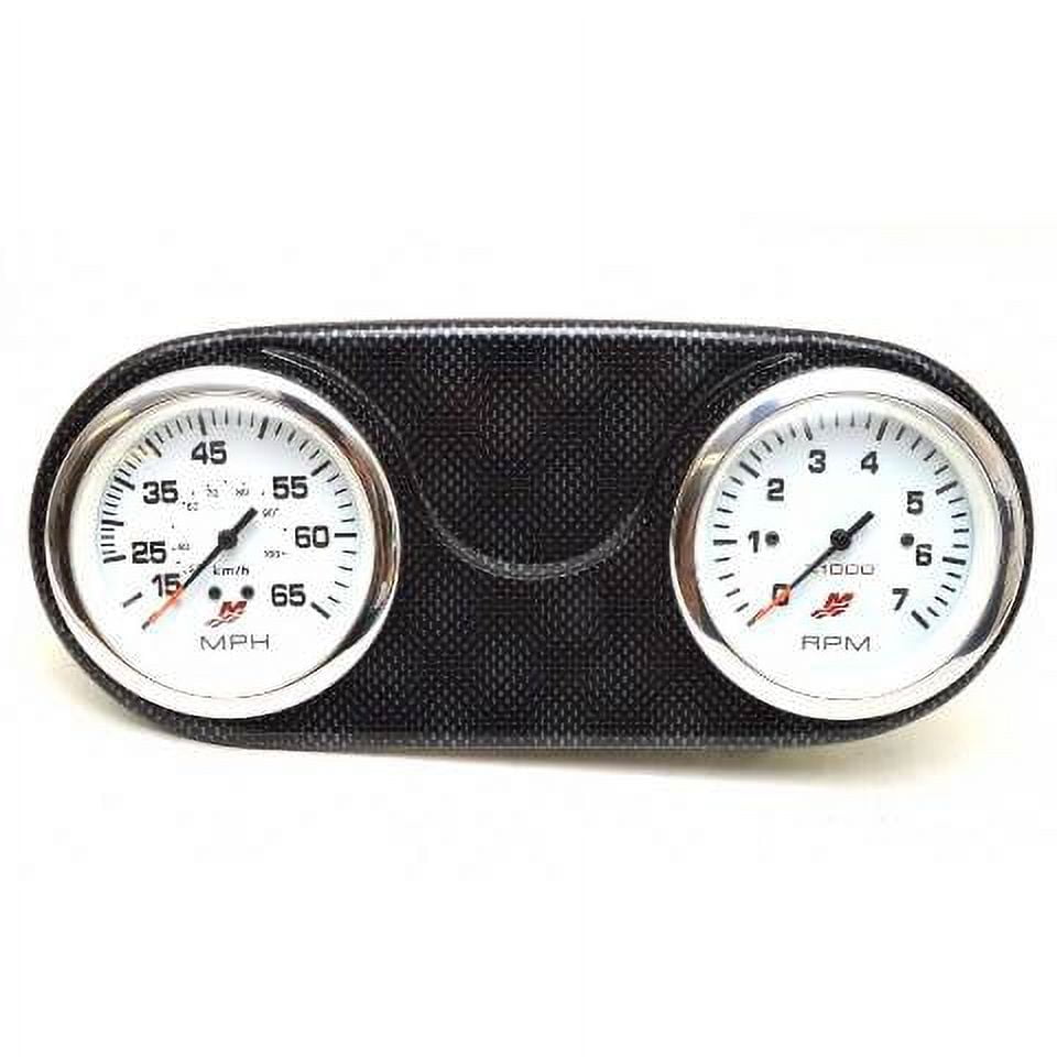 Lund Boat Gauge Dash Panel 2108638 Mercury 10 1/2 x 4 5/8 Inch