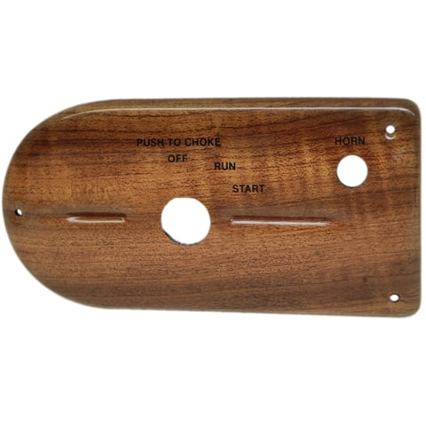 Lund Boat Ignition Panel Blank 2006130 | 7 Inch Faux Woodgrain