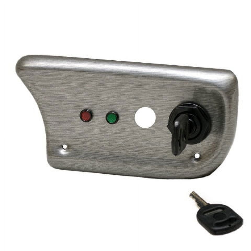 Lund Boat Ignition Switch Panel 2006395 6 5/8 Inch Silver Plastic