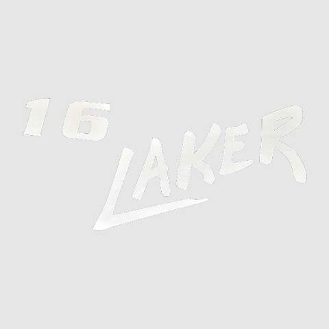 Lund Boat Brand Decal 1987850 | OEM 16 Laker White 12 x 3 1/2 Inch