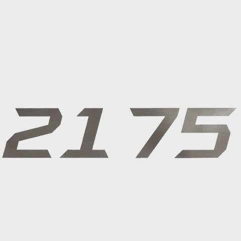 Lund Boat Model Decal 2339254 | 2175 Dark Silver Sticker