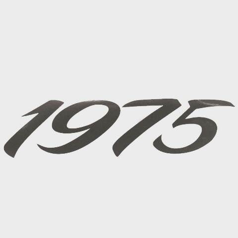 Lund Boat Model Decal Sticker 2280392 | 1975 Metallic Graphite