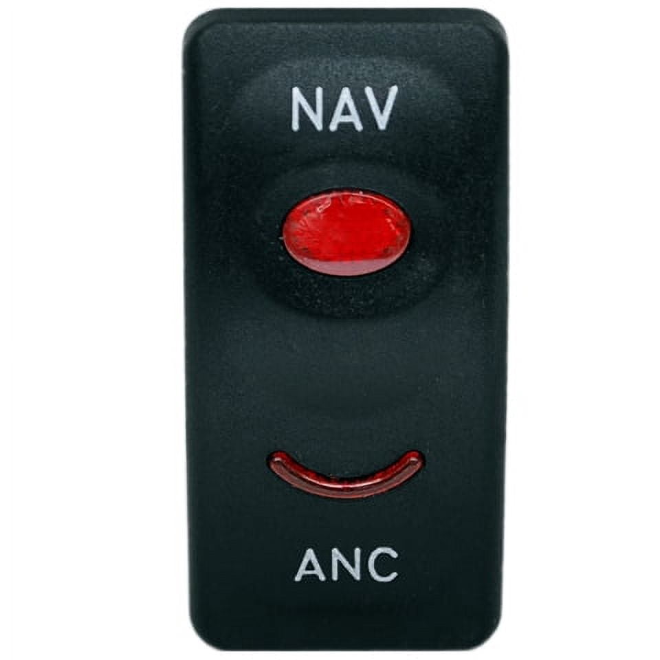 Lund Boat Nav / Anc Lights Rocker Switch Plate 2006121 Black Plastic