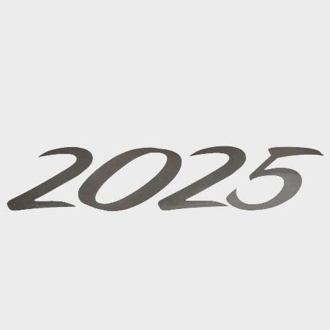 Lund Boat Number Decal 2280391 | 2025 Black Metallic Sticker