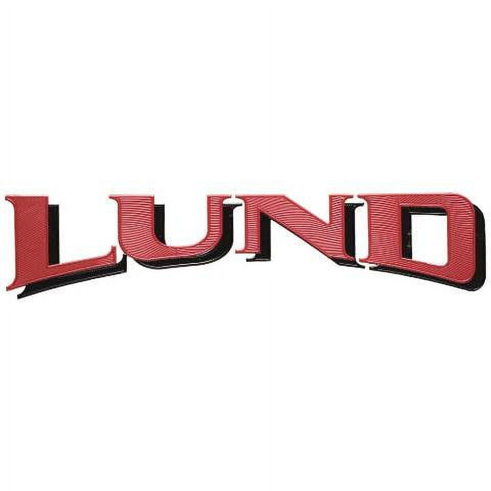 Lund Boat Seat Brand Decal 1988349 | 10 Inch Black Red - Walmart.com