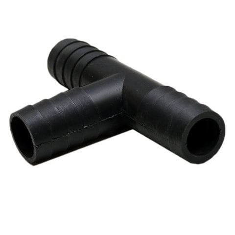 Lund Boat T Fitting Connector 1823043 | 3/4 Inch Black Plastic