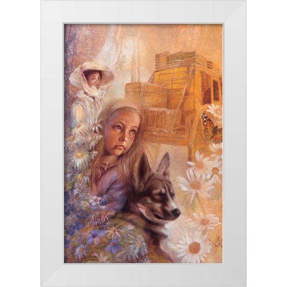 Lund, Denton 11x14 White Modern Wood Framed Museum Art Print Titled - Moving West