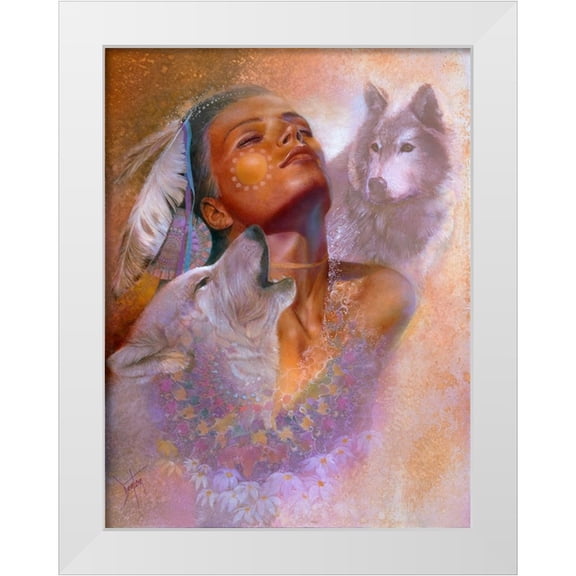 Lund, Denton 12x14 White Modern Wood Framed Museum Art Print Titled - Dawns Song