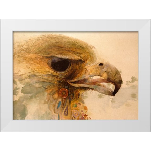 Lund, Denton 14x11 White Modern Wood Framed Museum Art Print Titled - Decorative Hawk